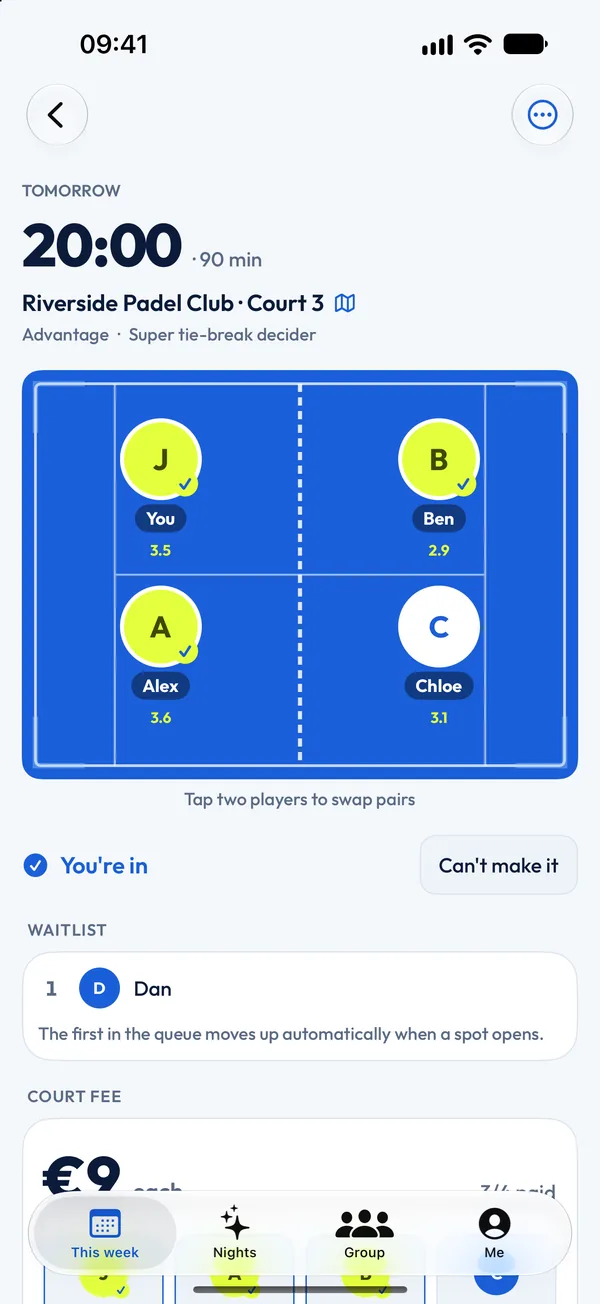 Cuatr screen: Who's in, who's missing