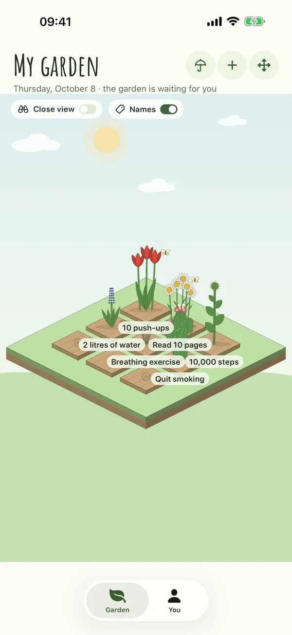 Filiy screen: Every habit is a plant