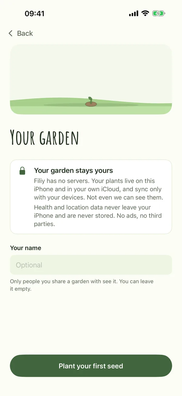 Filiy screen: privacy